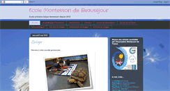 Desktop Screenshot of montesourire.com